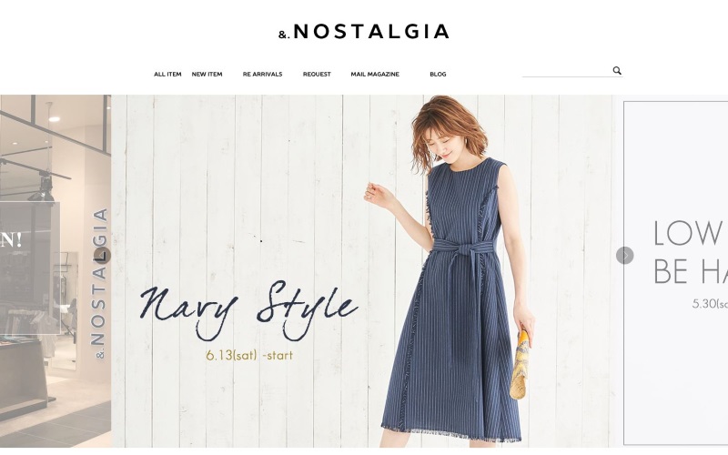 nostalgia（ノスタルジア）はこんなファッション通販サイト！口コミや特徴まとめ - レディースファッション情報・minafashion