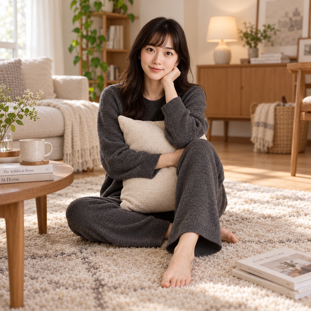 ラフさを大人っぽく整える「スポーティーミックス」