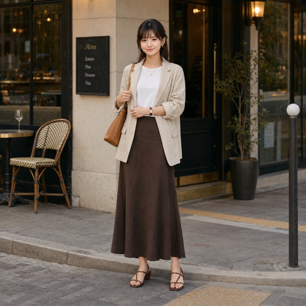 40代女性に似合う白Tシャツコーデ14選！脱ワンパターンで春夏も素敵に見せる着こなし