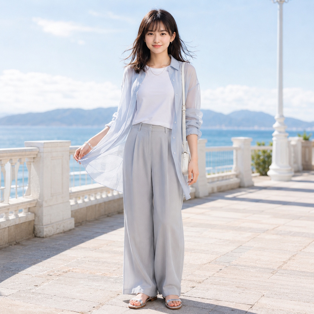 40代女性に似合う白Tシャツコーデ14選！脱ワンパターンで春夏も素敵に見せる着こなし