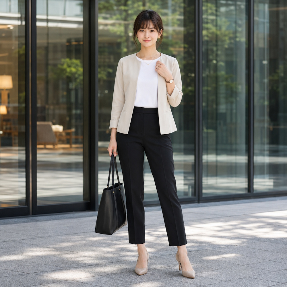 40代女性に似合う白Tシャツコーデ14選！脱ワンパターンで春夏も素敵に見せる着こなし