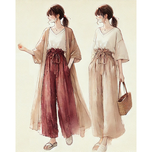 小柄さん×骨格ナチュラル「スタイルアップが叶う着こなし方」もっとバランスよく!