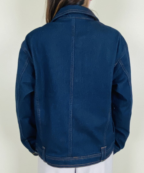 DoCLASSE　ニットdeデニム・デザインジャケット　14,190円（税込）
