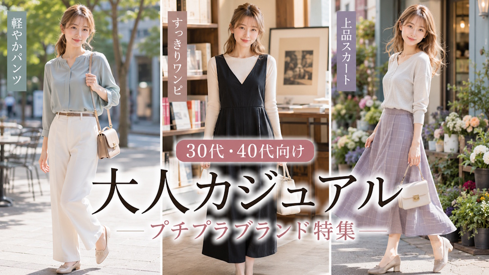大人女性に人気の大人カジュアルファッションブランド