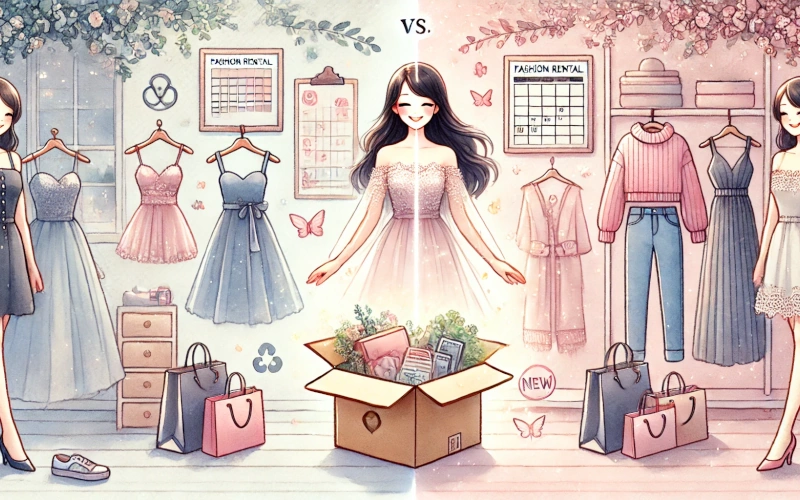 ファッションレンタルと購入、どっちが正解?徹底比較で見えるベストな選択とは?