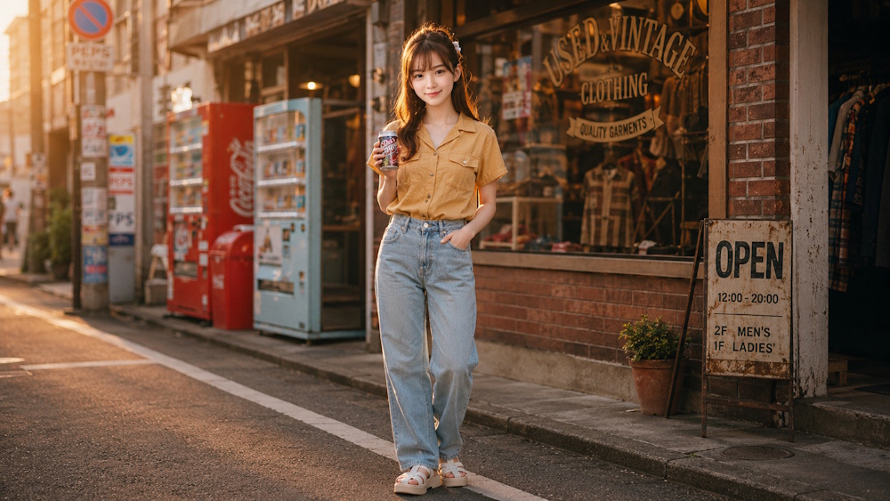 普段着として楽しむならレトロカジュアル系