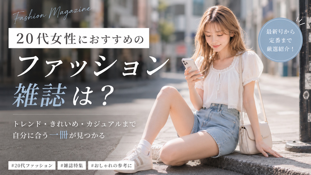 20代女性に人気のファッション雑誌ジャンル別まとめ！