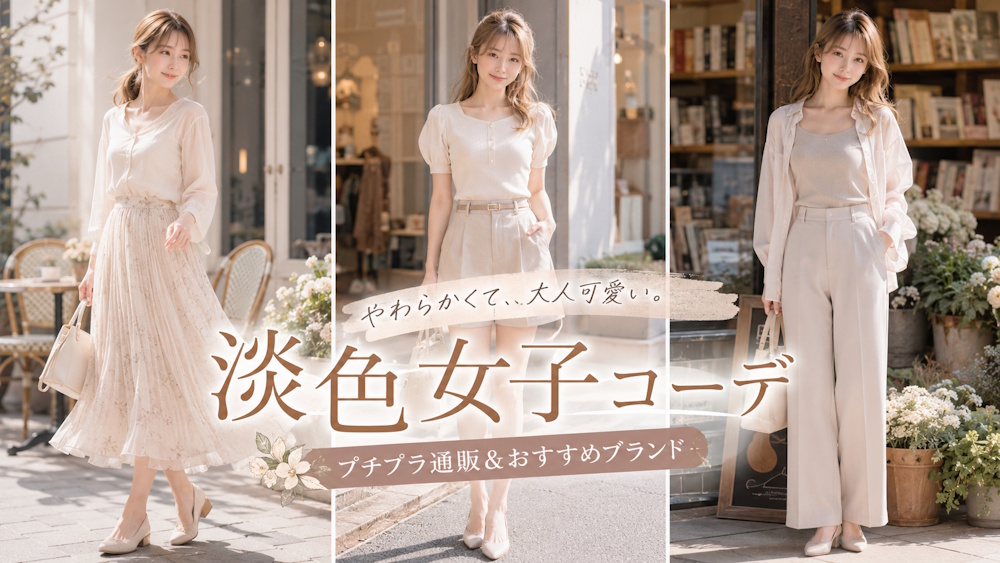 【淡い民】可愛いラテカラー淡色女子に人気のプチプラファッション通販＆おすすめブランド12選
