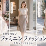 上品で可愛いフェミニンファッション人気ブランドまとめ！お嬢様系や大人向けも