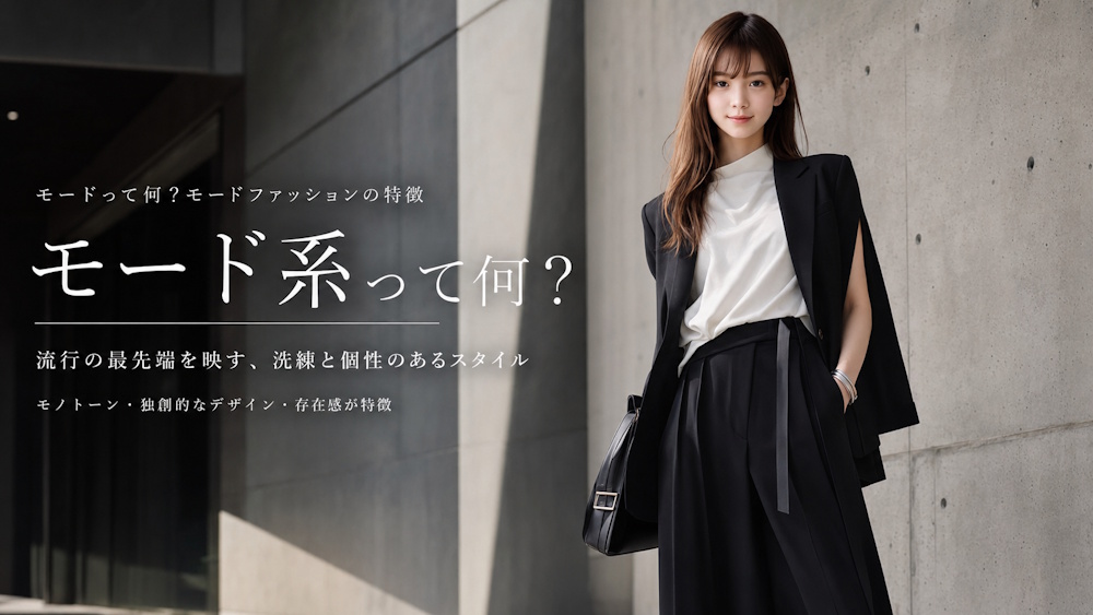 モードって何？モードファッションの特徴