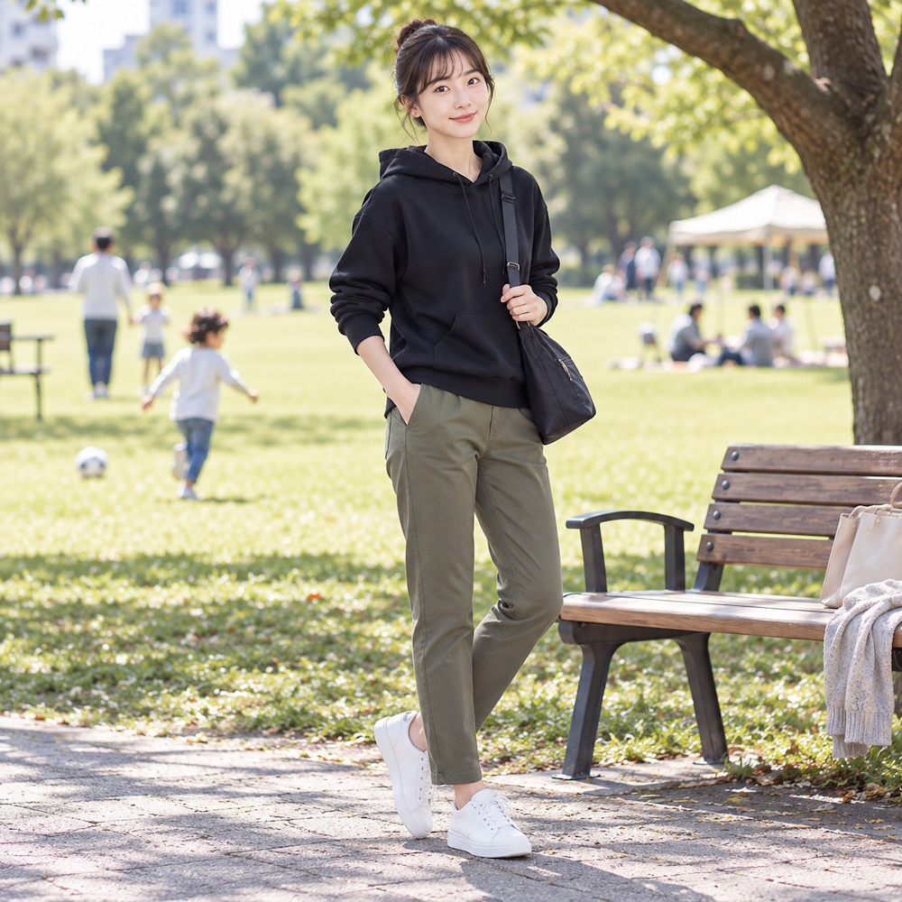 ママ世代の日常では「頑張りすぎない大人っぽさ」がちょうどいい
