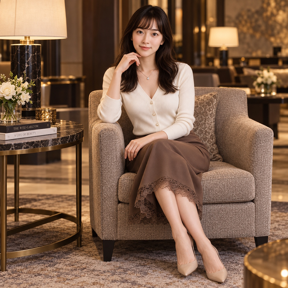 甘すぎると逆効果？大人フェミニンをおしゃれに見せる服の選び方