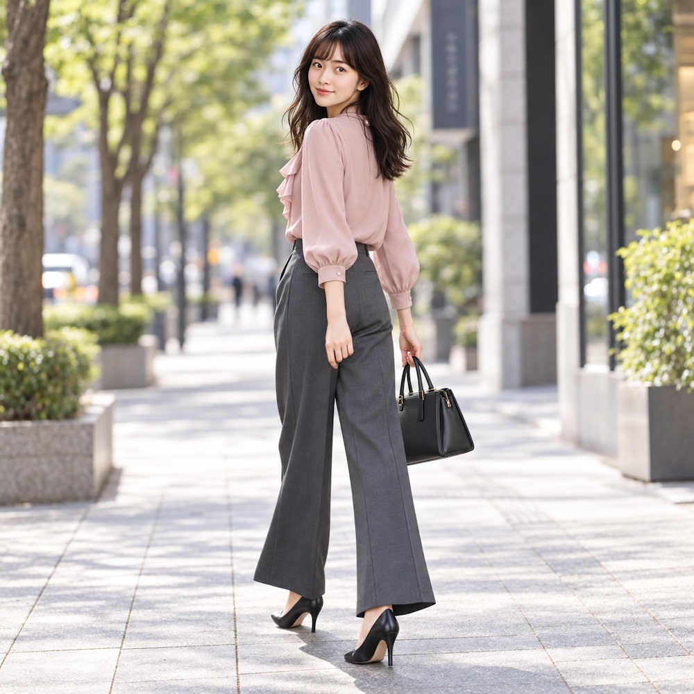 甘すぎると逆効果？大人フェミニンをおしゃれに見せる服の選び方